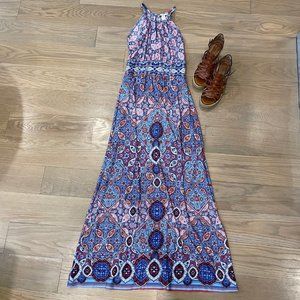 Keyhole Halter Maxi